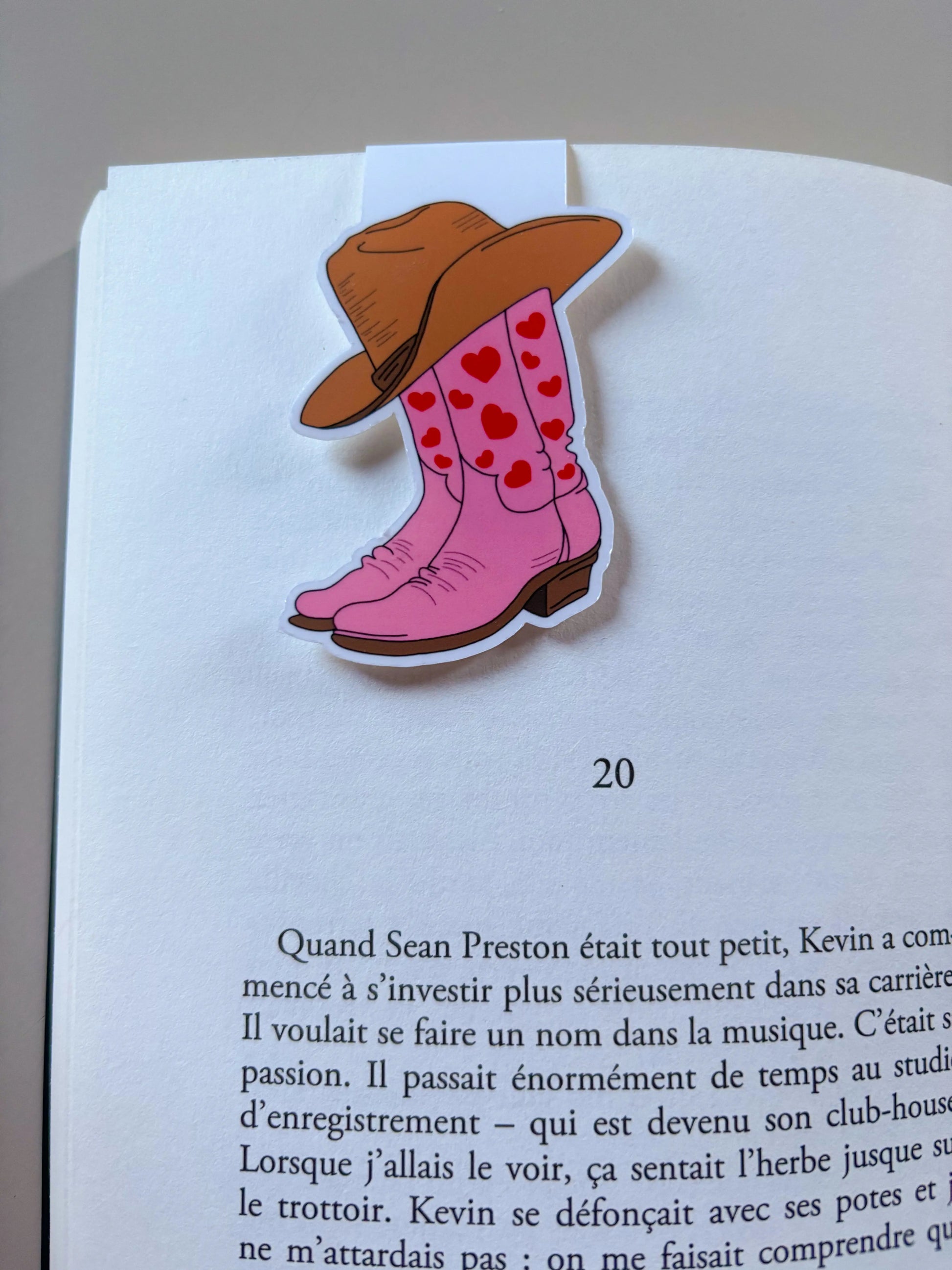 Marque page magnétique bottes Emily in home