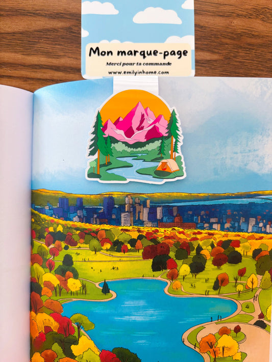Marque page magnétique voyage Emily in home