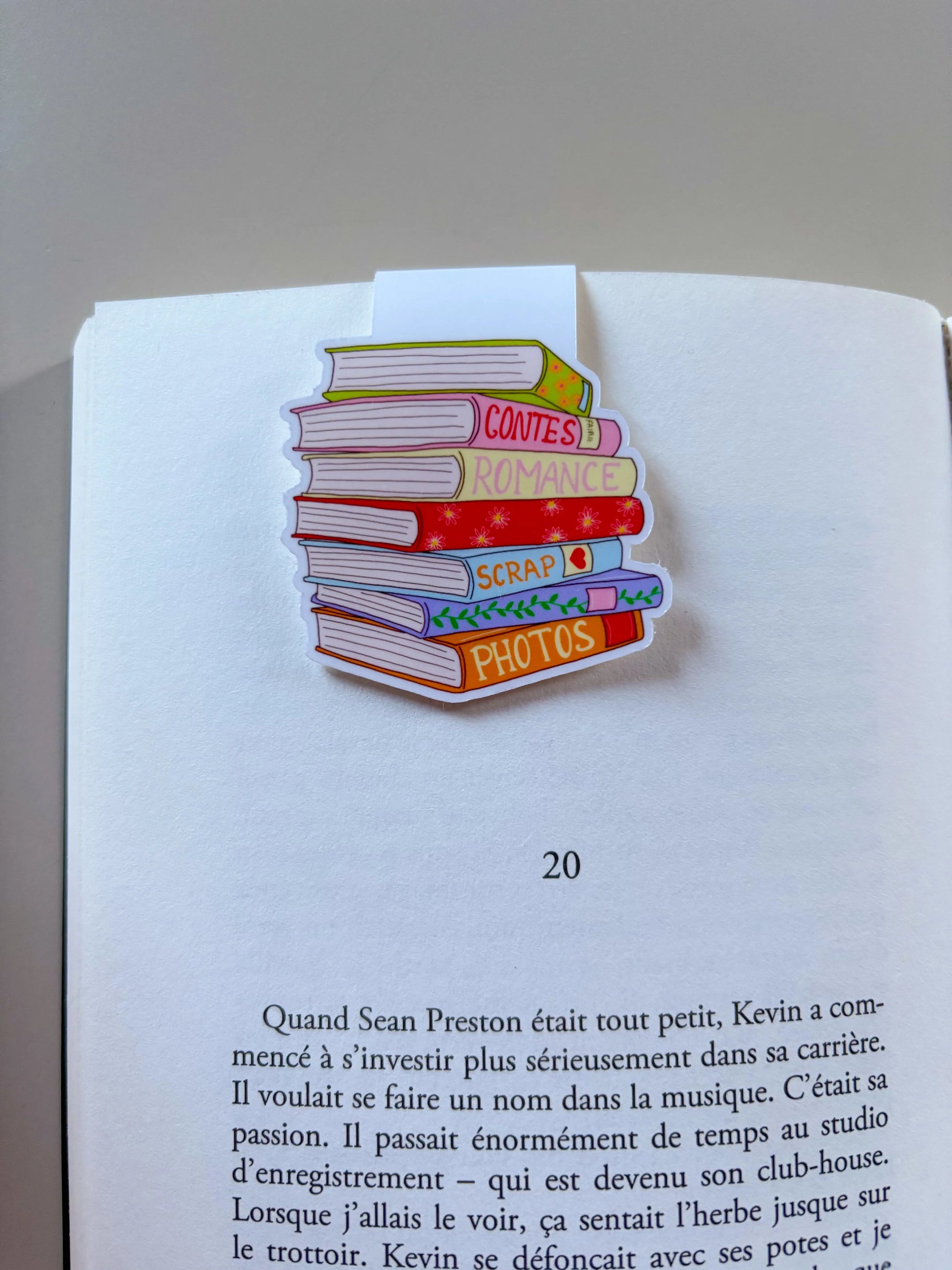 Marque pages magnétiques livres Emily in home