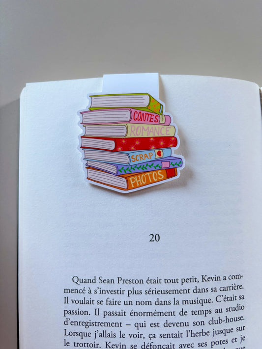 Marque pages magnétiques livres Emily in home