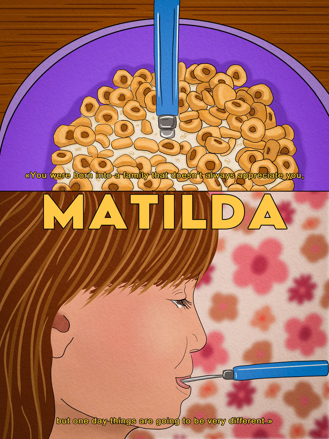 Affiche matilda - Emily in home