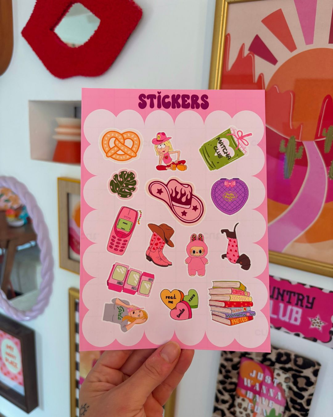 Planche mix Stickers