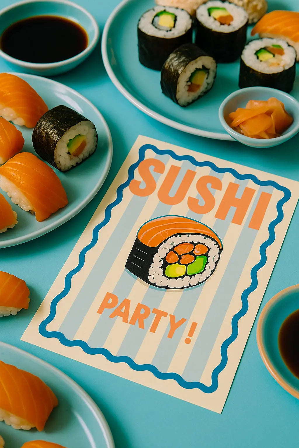 Sushi Party ! Emily in home