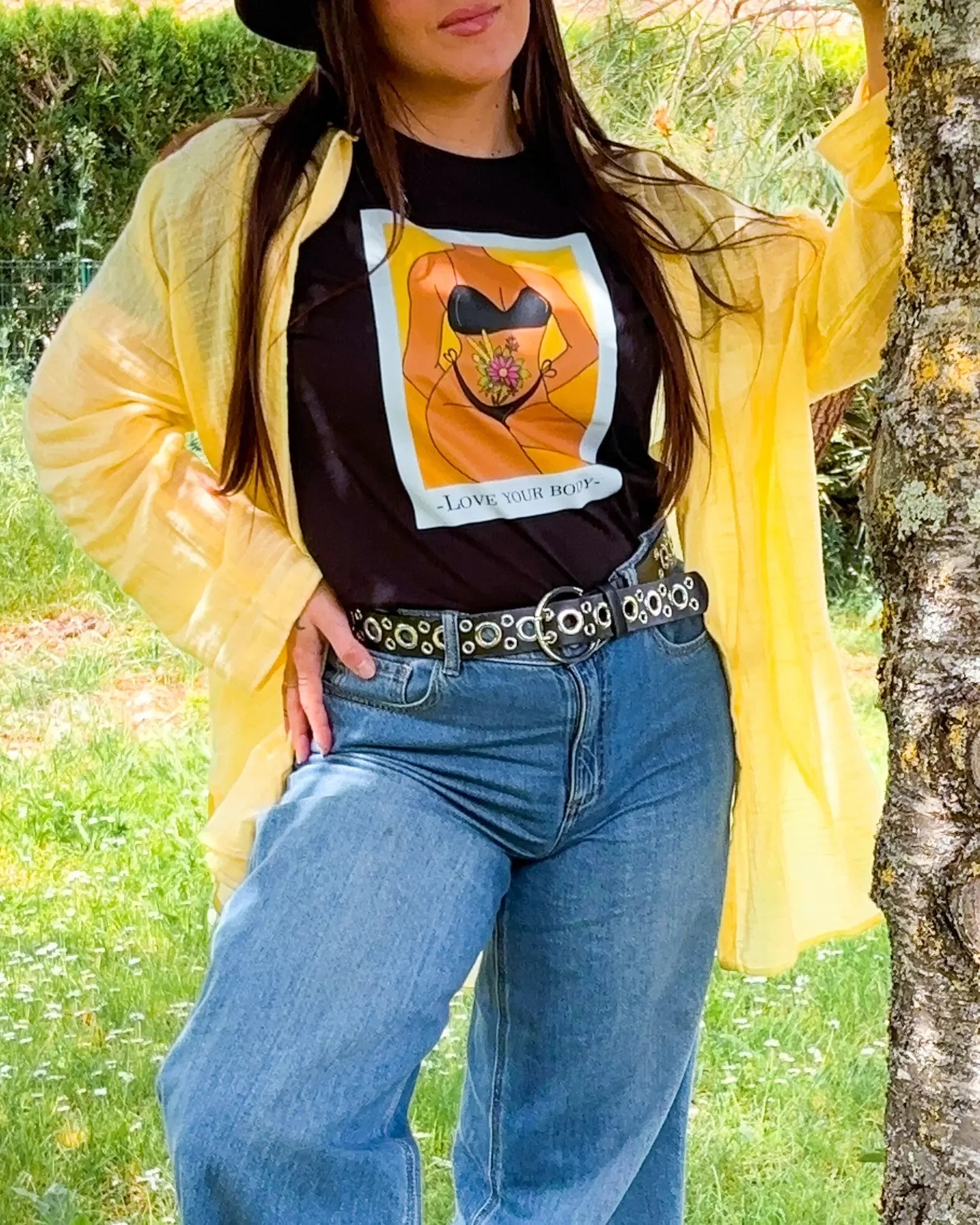 T Shirt Love your Body Emily in home