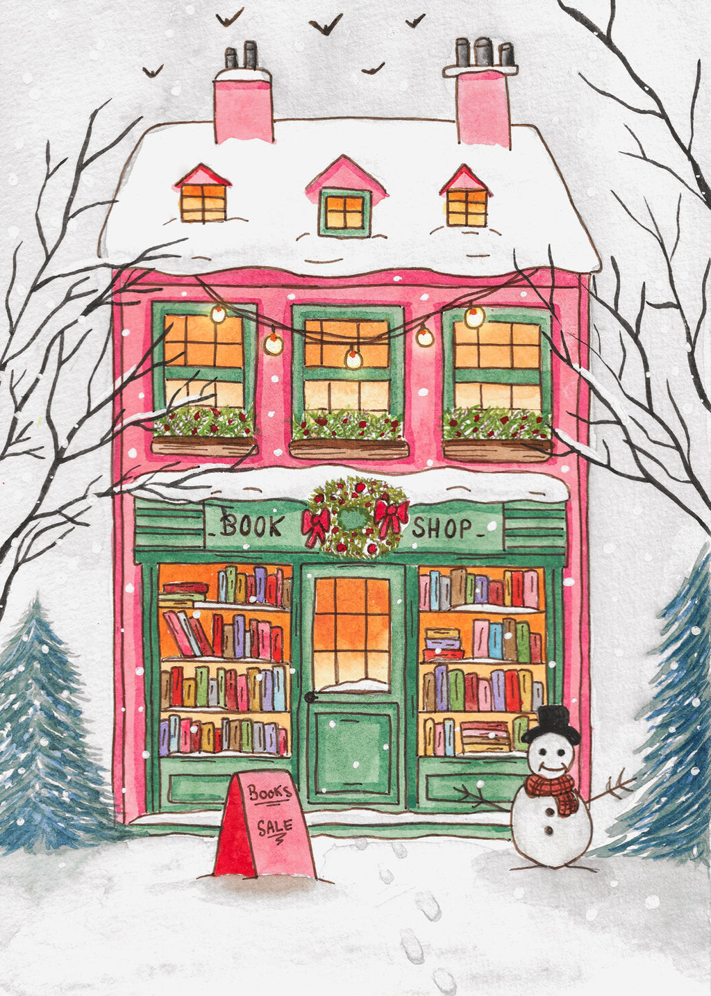 Bibliothèque de noel - Emily in home