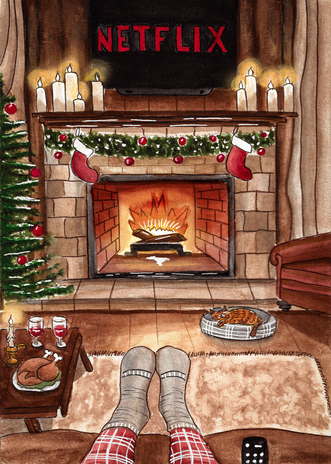 Netflix and chill - Emily in home