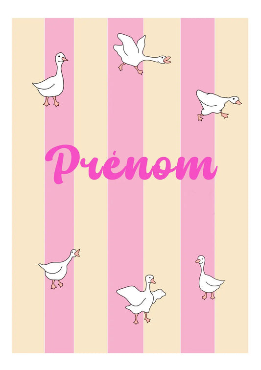 Illustration enfant a personnaliser Emily in home