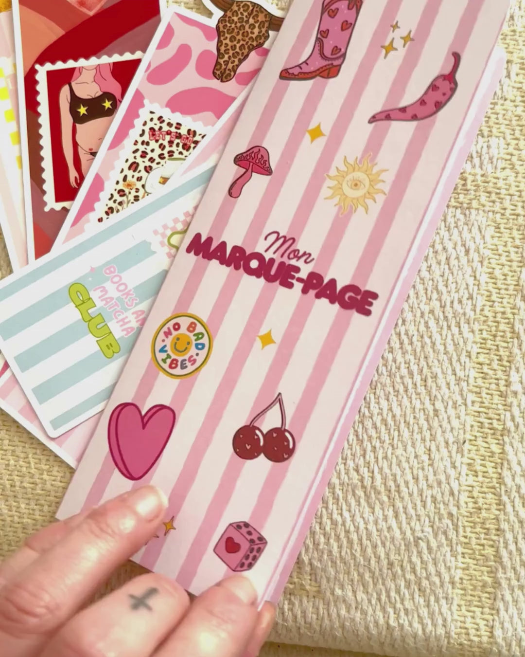 Marque page Matcha